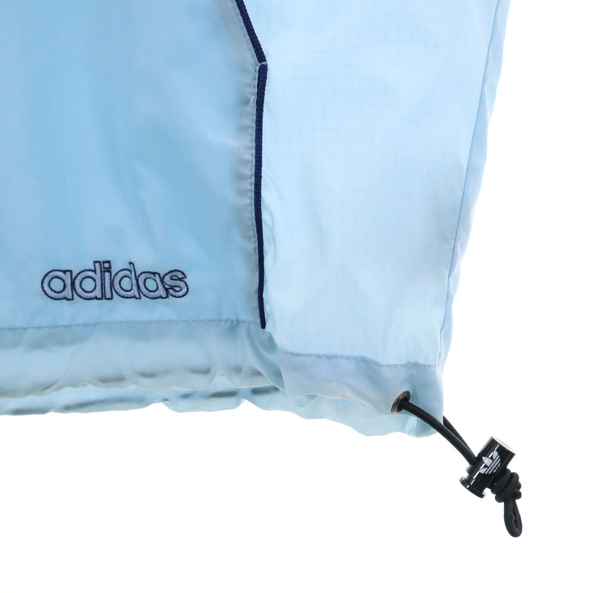 adidas アディダス 80s 銀タグ ヴィンテージ ハーフジップ ウインドブレーカー L-O ブルー デサント プルオーバー メンズ