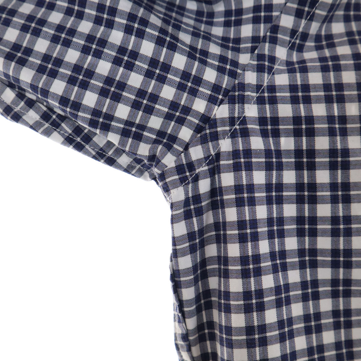 JUNYA WATANABE COMME des GARCONS MAN ジュンヤワタナベコムデギャルソンマン 2013年 日本製 チェック柄 長袖 コットンシャツ S ネイビー メンズ