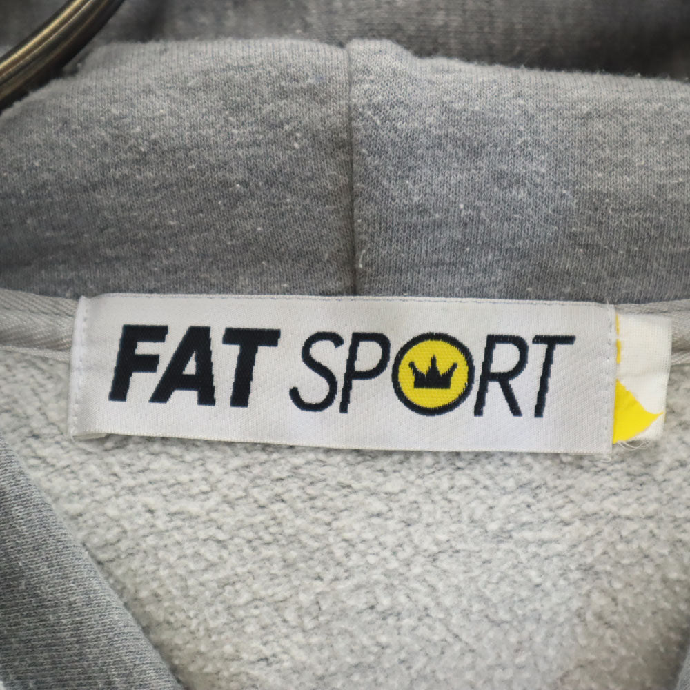 エフエーティースポーツ 長袖 トレーナー XL グレー スウェット 裏起毛 メンズ