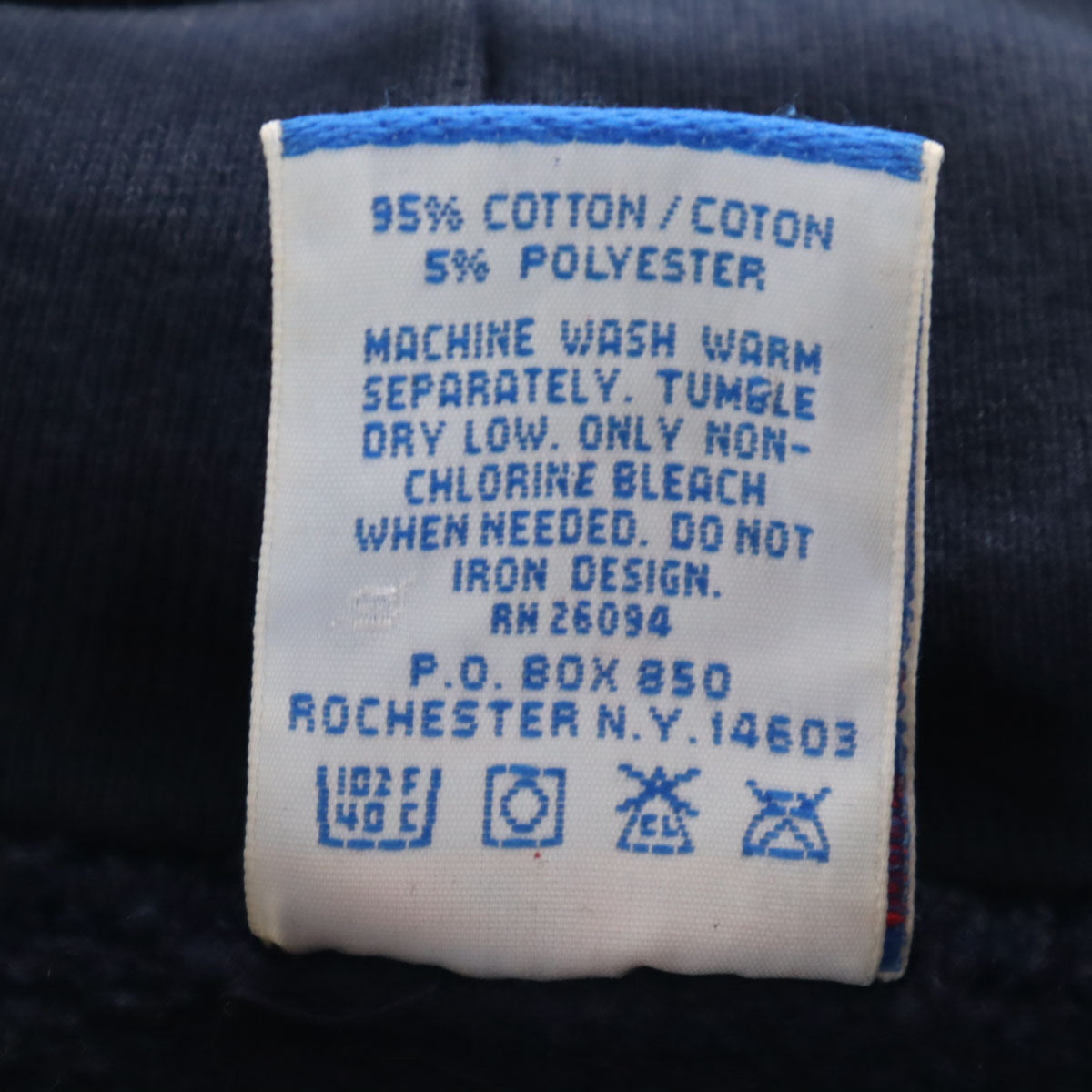 Champion チャンピオン 90s USA製 オールド 長袖 スウェットパーカー M ネイビー メンズ