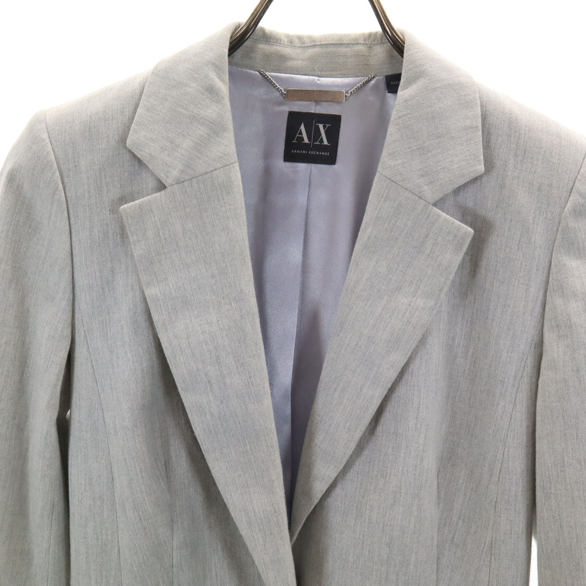ARMANI EXCHANGE アルマーニエクスチェンジ テーラードジャケット XS ライトグレー系 レディース