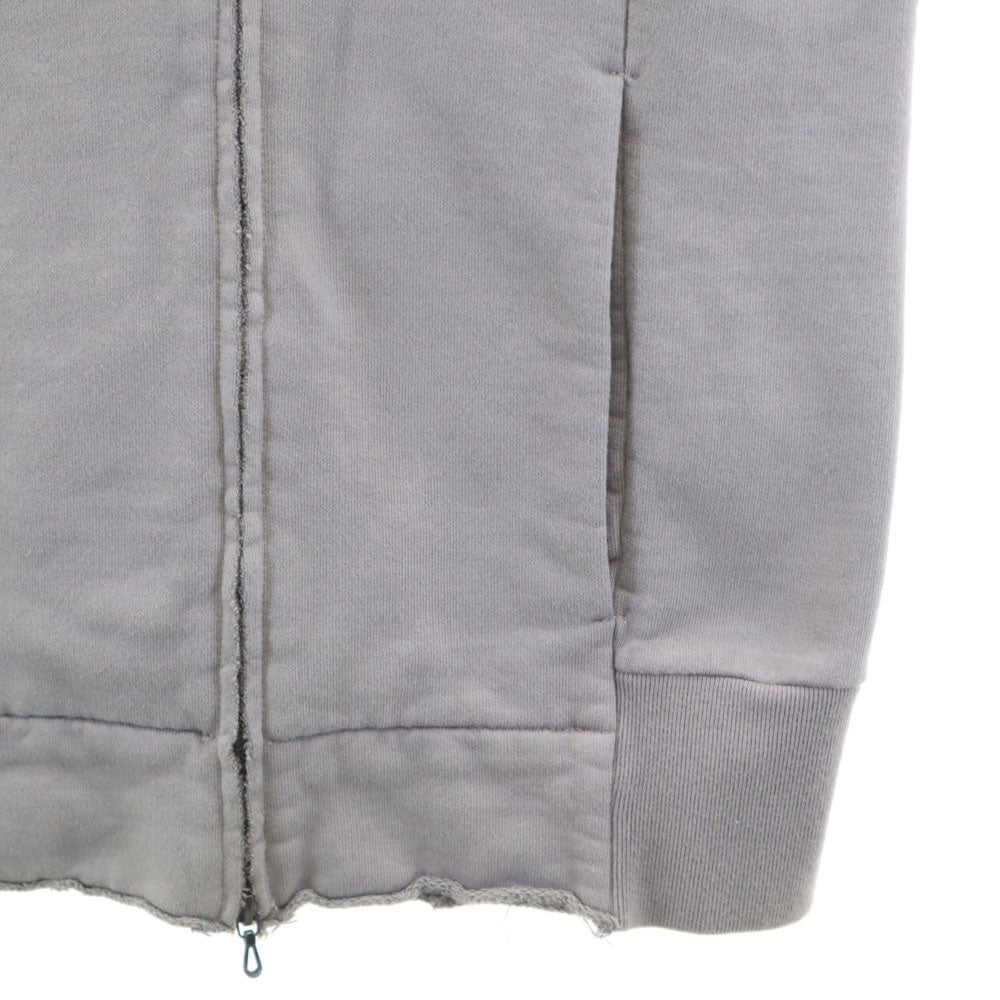 OURET オーレット 日本製 長袖 ジップパーカー グレー スウェット メンズ