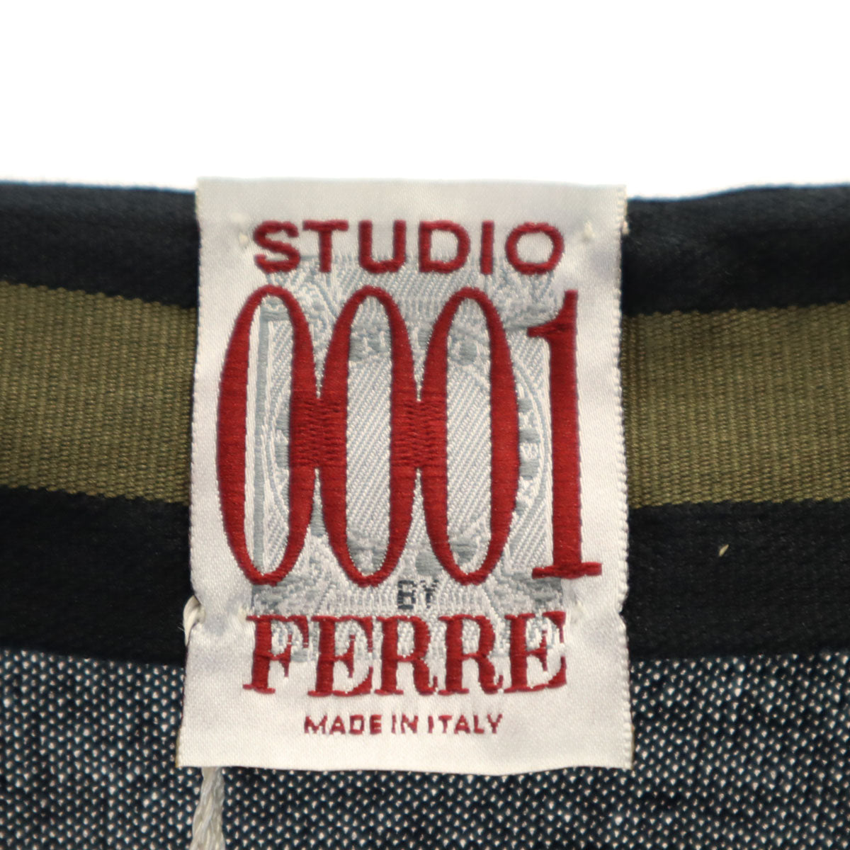 未使用 STUDIO 0001 by FERRE ジャンフランコ フェレ ストゥディオ イタリア製 長袖 ニットカーディガン M ブラック メンズ