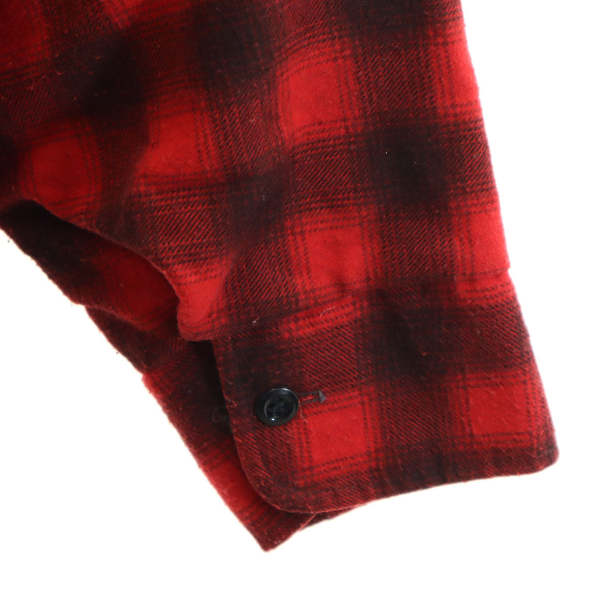 Sears シアーズ 70s ヴィンテージ チェック柄 長袖 ネルシャツ レッド 裏キルティング メンズ