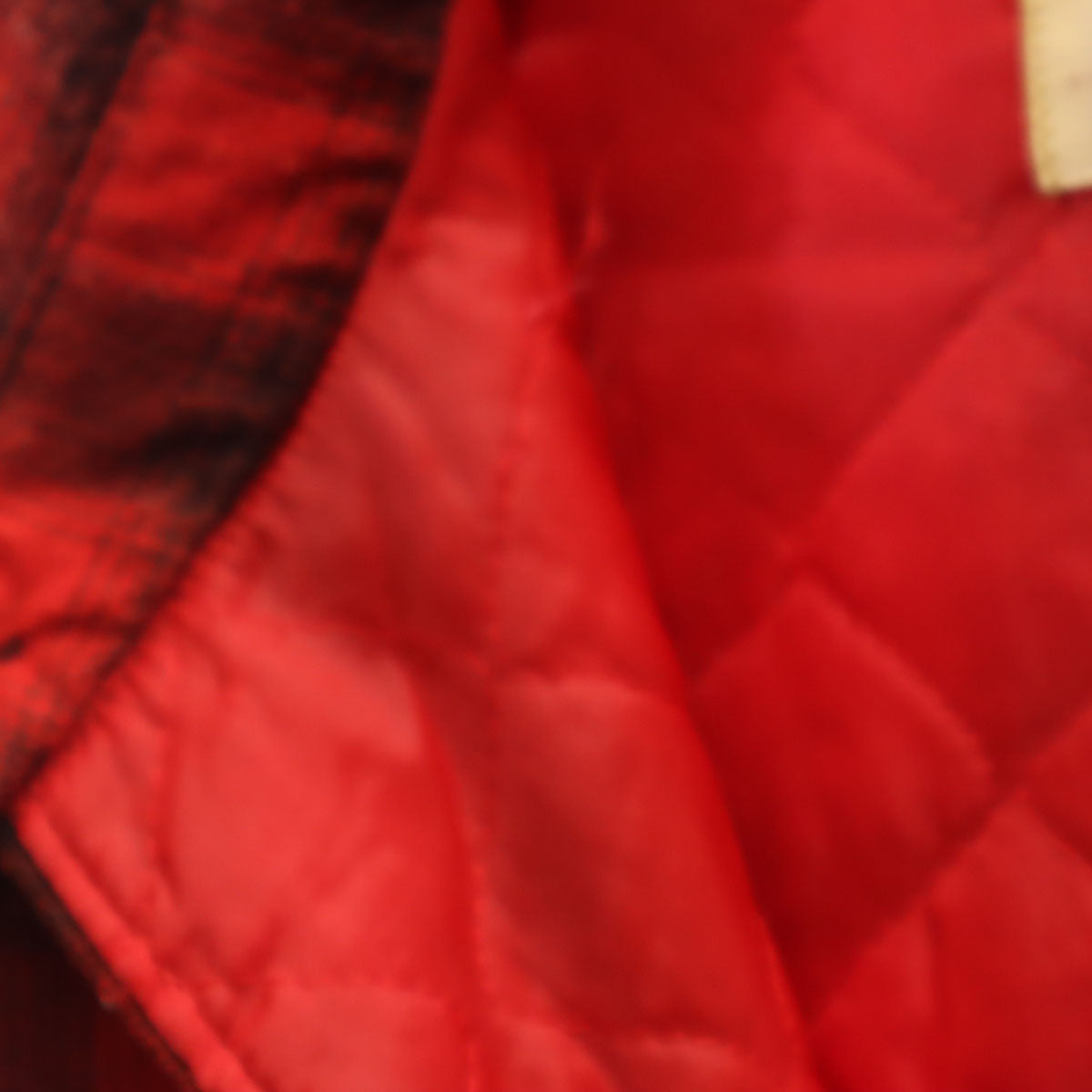 Sears シアーズ 70s ヴィンテージ チェック柄 長袖 ネルシャツ レッド 裏キルティング メンズ