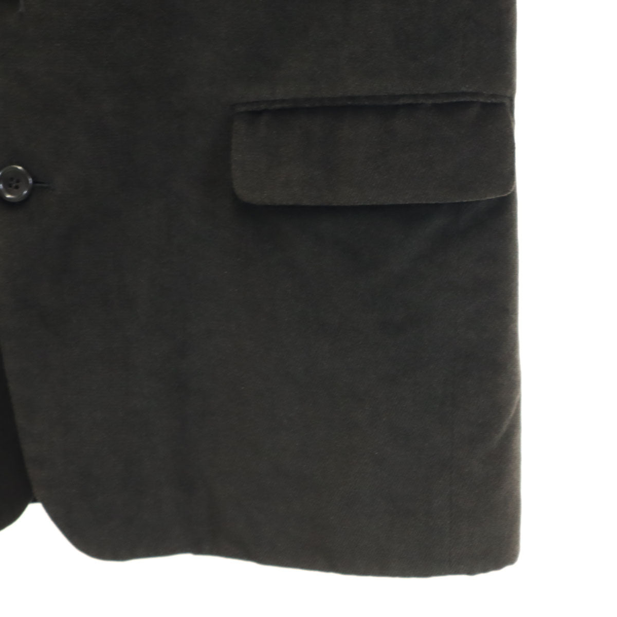 Christian Dior MONSIEUR クリスチャンディオール ムッシュ 90s オールド ベロア テーラードジャケット L ダークブラウン メンズ