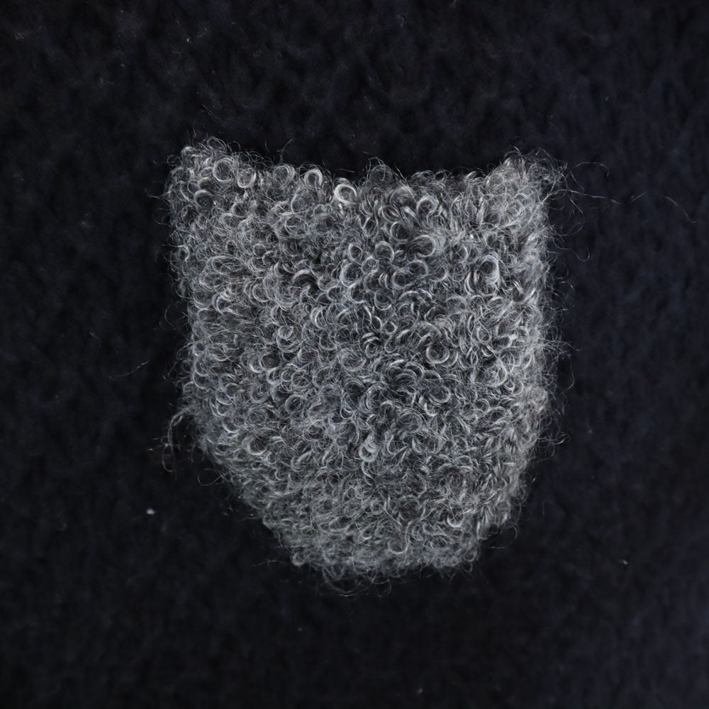 ティム ウールブレンド 長袖 ニット Tシャツ 3 ブラック メンズ