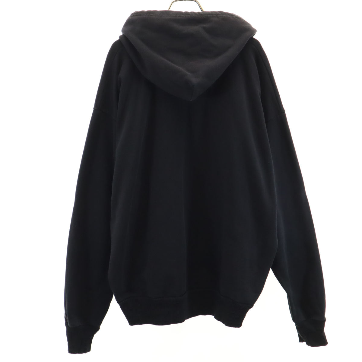 DIESEL ディーゼル 長袖 スウェットパーカー XL 黒 プルオーバー メンズ