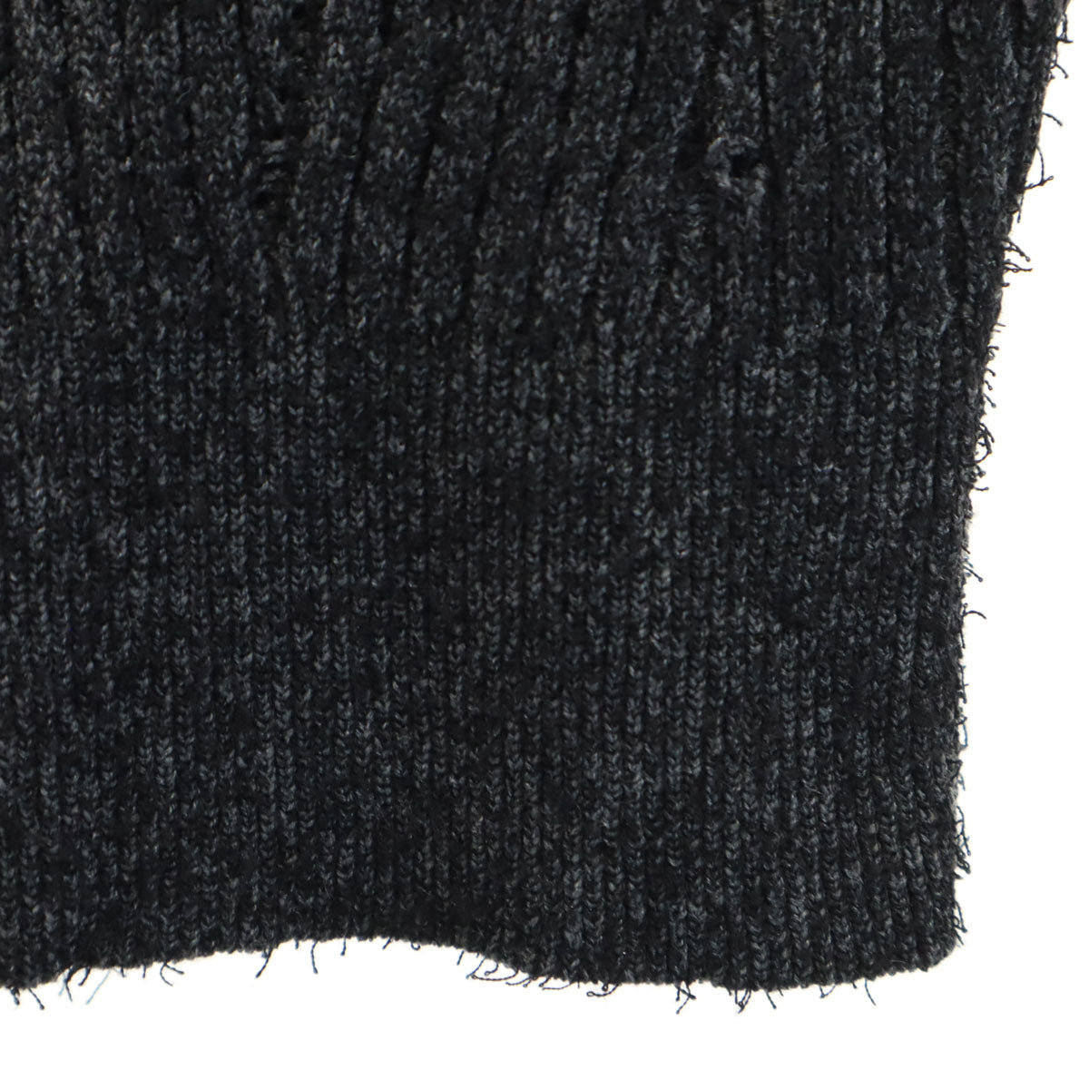 未使用 MAISON SPECIAL メゾンスペシャル ノースリーブ ショート丈 セーター F グレー ニット レディース