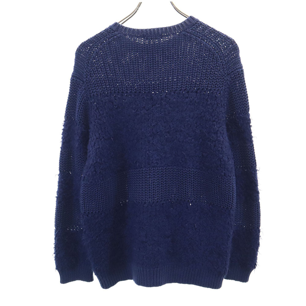 LAD MUSICIAN ラッドミュージシャン 15AW 長袖 ロスコ ニット 44 ブルー メンズ