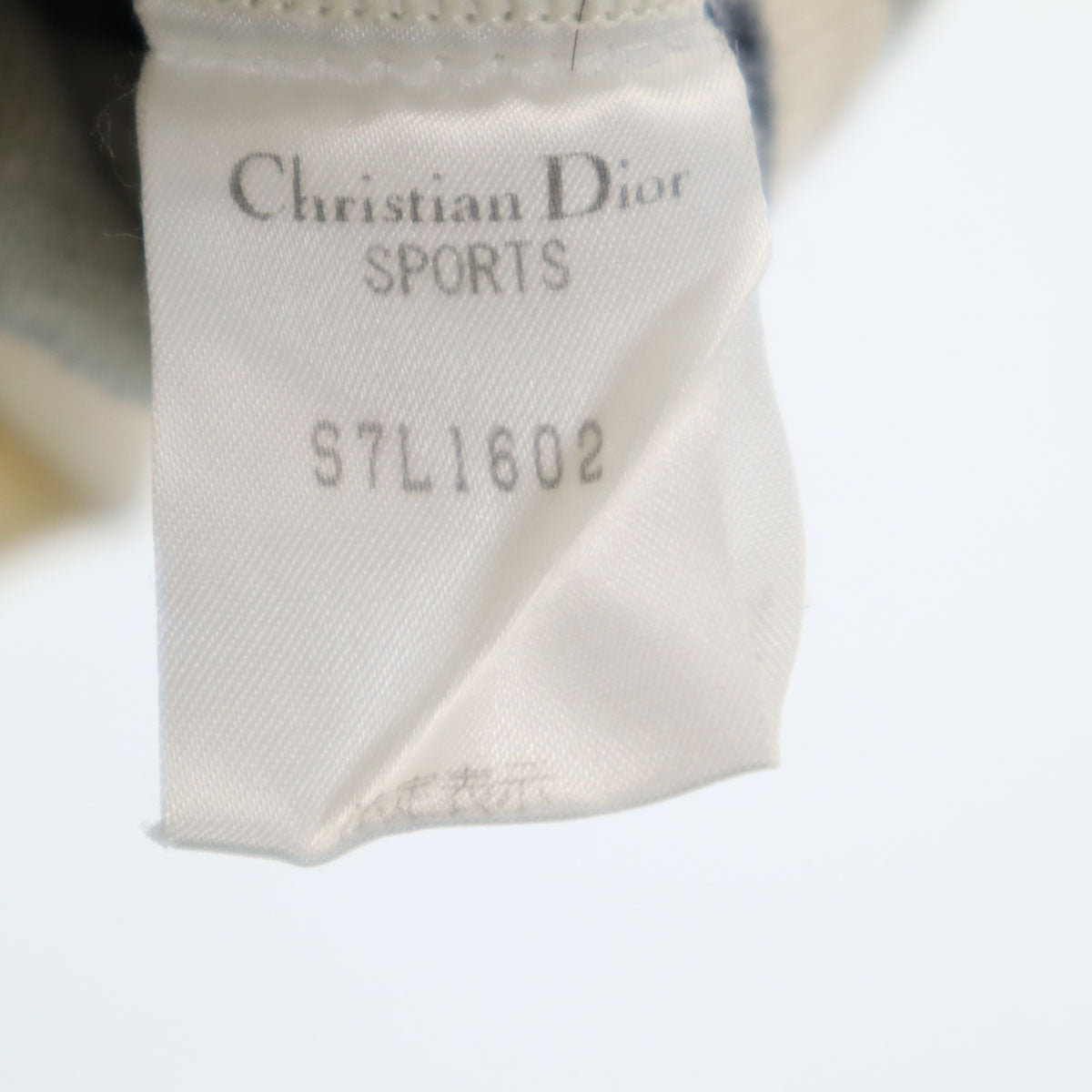 Christian Dior SPORTS クリスチャンディオールスポーツ 90s オールド ロゴ切替 長袖 セーター M アイボリー ニット レディース