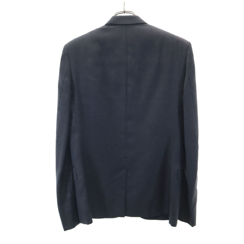 SAINT LAURENT サンローラン 2012年 イタリア製 サマーウール テーラードジャケット 46 グレー メンズ