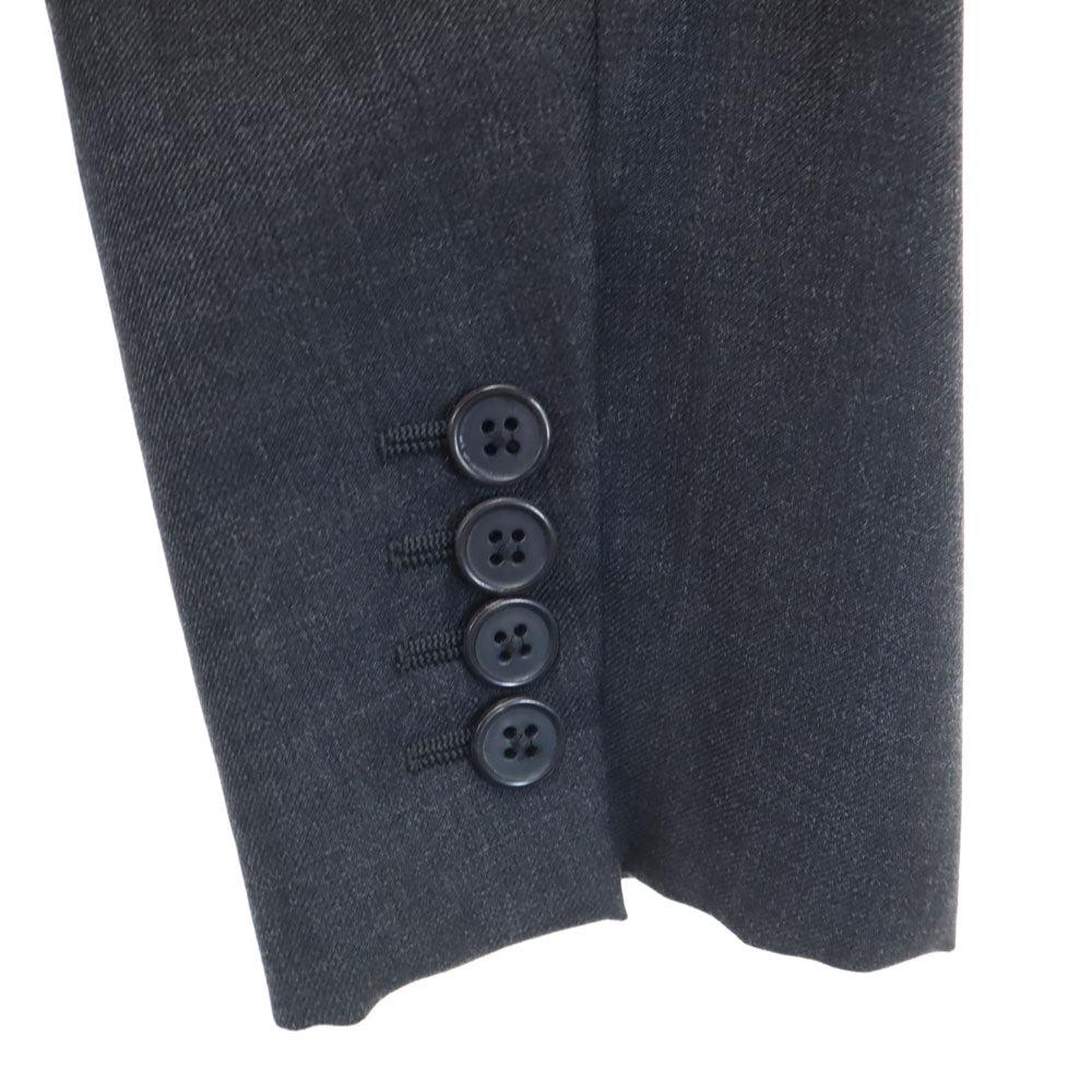 SAINT LAURENT サンローラン 2012年 イタリア製 サマーウール テーラードジャケット 46 グレー メンズ