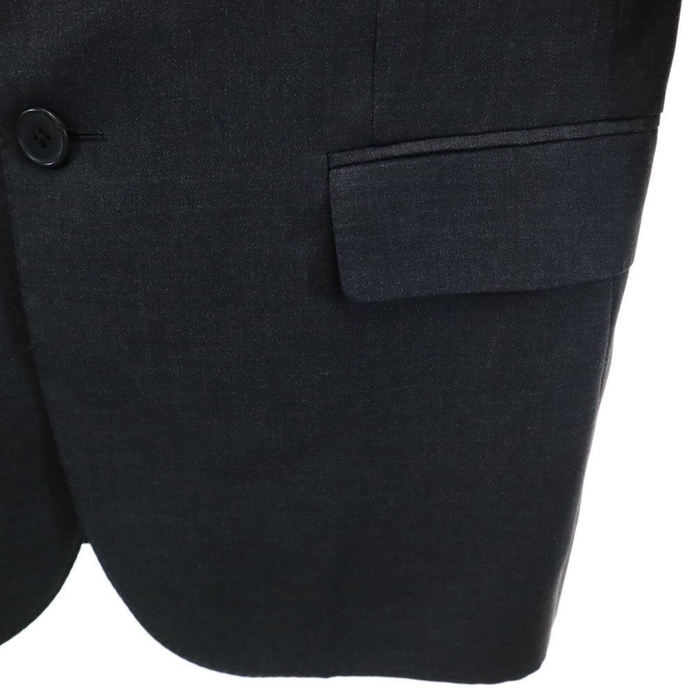 SAINT LAURENT サンローラン 2012年 イタリア製 サマーウール テーラードジャケット 46 グレー メンズ