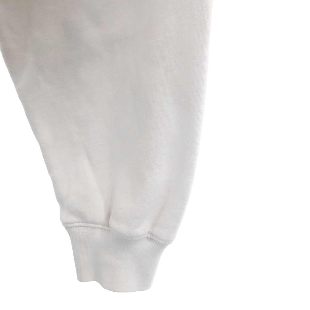 MSGM エムエスジーエム イタリア製 長袖 スウェットパーカー XS ホワイト 裏起毛 メンズ