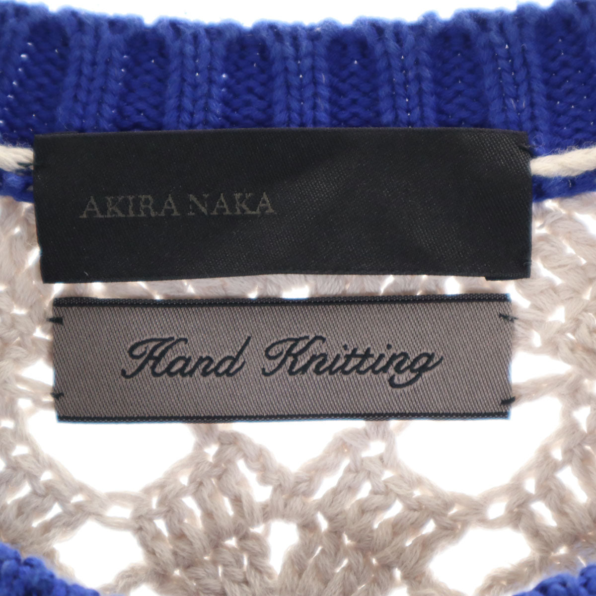 AKIRANAKA アキラナカ 日本製 長袖 ハンド ニット 36 グレー セーター レディース