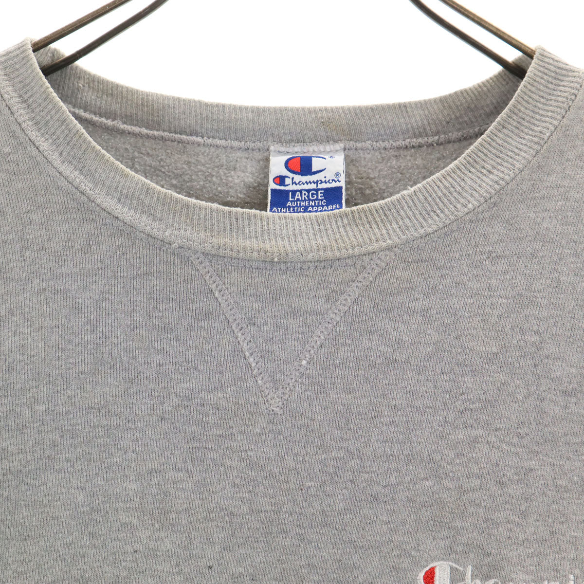 Champion チャンピオン 90s USA製 オールド 青タグ 長袖 スウェット トレーナー L グレー メンズ