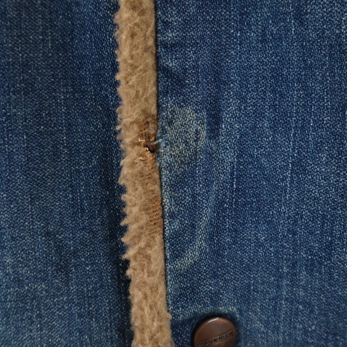 BLUE BELL MAVERICK ブルーベル マーベリック 70s 80s USA製 ヴィンテージ デニムジャケット 18 ウォッシュブルー ジージャン 裏ボア レディース