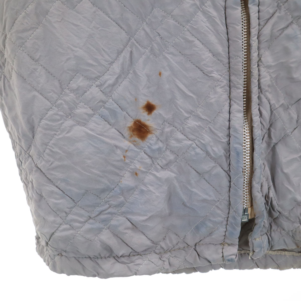 RefrigiWear リフリッジウェア 50s ライトニングジップ ヴィンテージ キルティングジャケット M アイスグレー系 メンズ