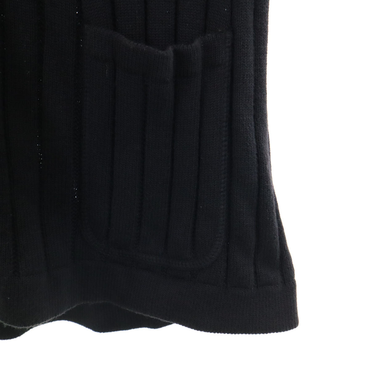 Emporio Armani エンポリオアルマーニ 90s イタリア製 オールド 長袖 ニットカーディガン 48 ブラック メンズ