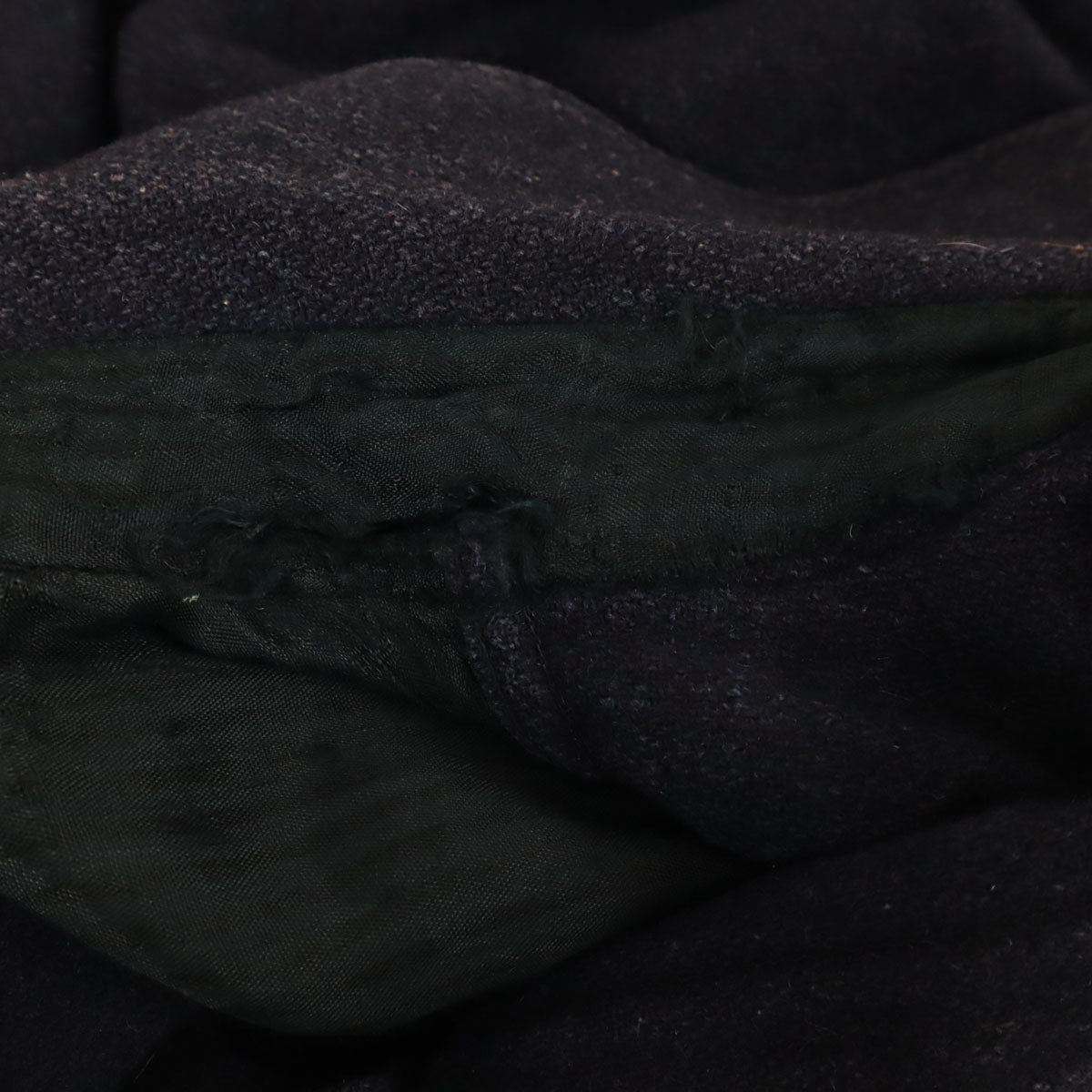 70s ヴィンテージ 長袖 CPO シャツ 濃紺 アンカーボタン メンズ