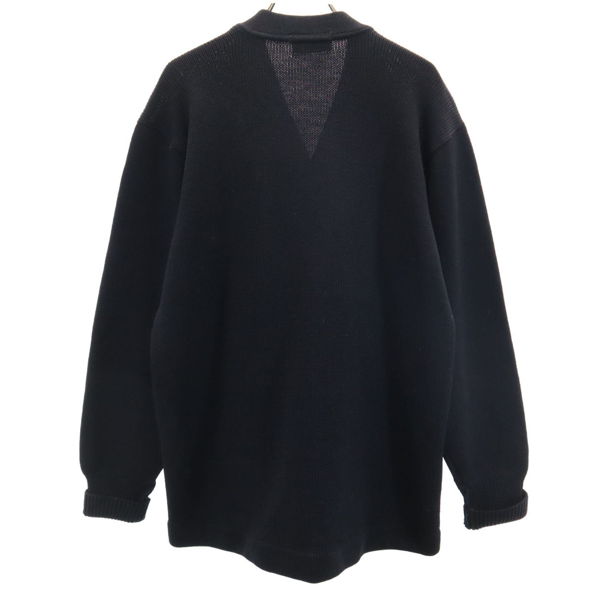 Albion Award Sweater 70s ヴィンテージ 長袖 レタード ニットカーディガン ブラック メンズ