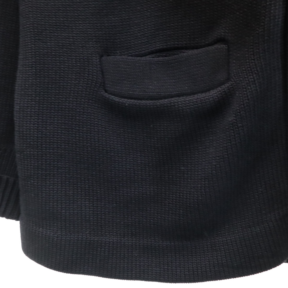 Albion Award Sweater 70s ヴィンテージ 長袖 レタード ニットカーディガン ブラック メンズ