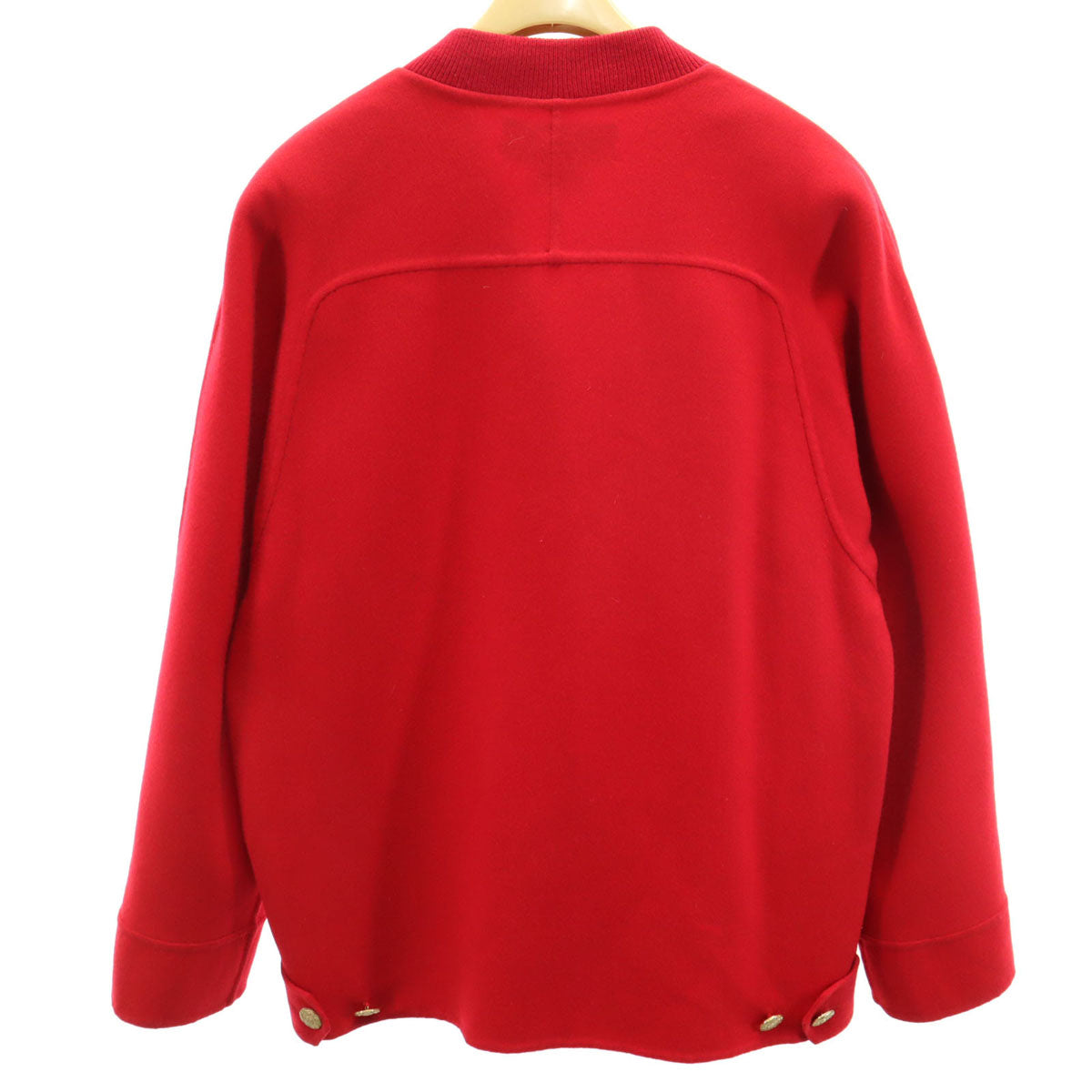 GUCCI グッチ 80s イタリア製 ヴィンテージ ウールジャケット 44 レッド ハンガー付き レディース