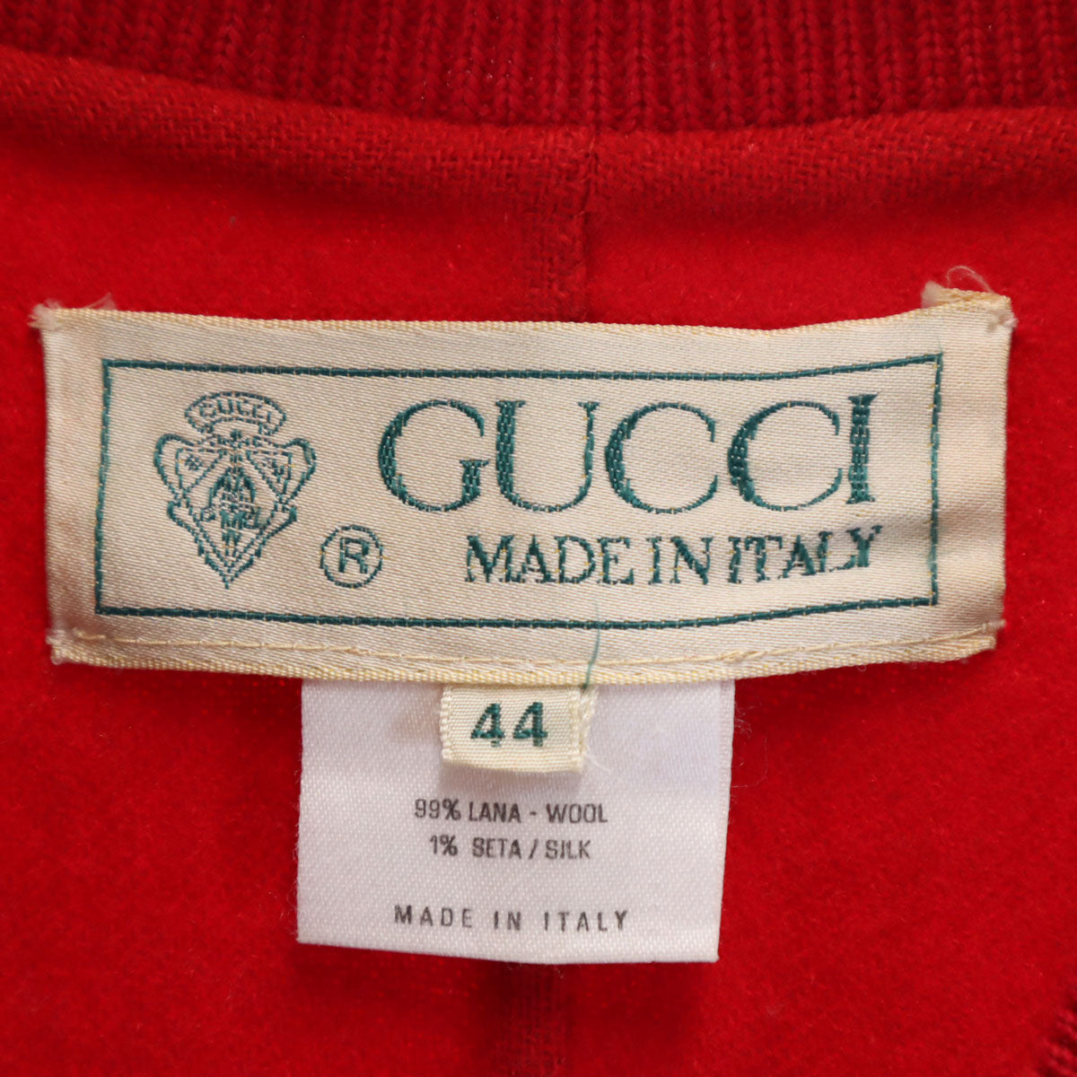 GUCCI グッチ 80s イタリア製 ヴィンテージ ウールジャケット 44