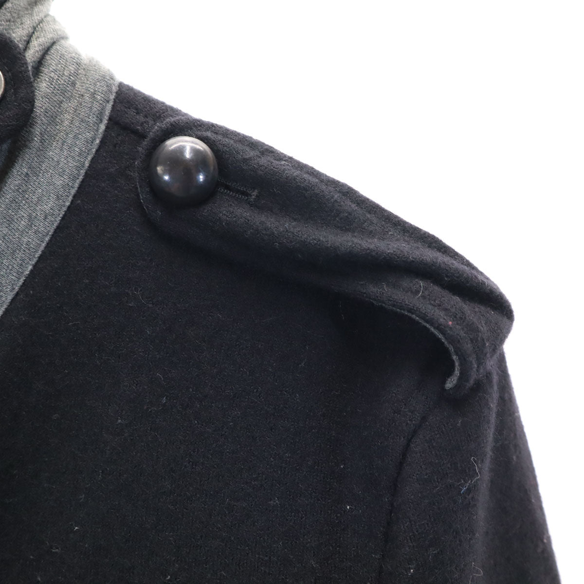 MIHARA YASUHIRO ミハラヤスヒロ 日本製 ウール ジャケット 46 黒 メンズ