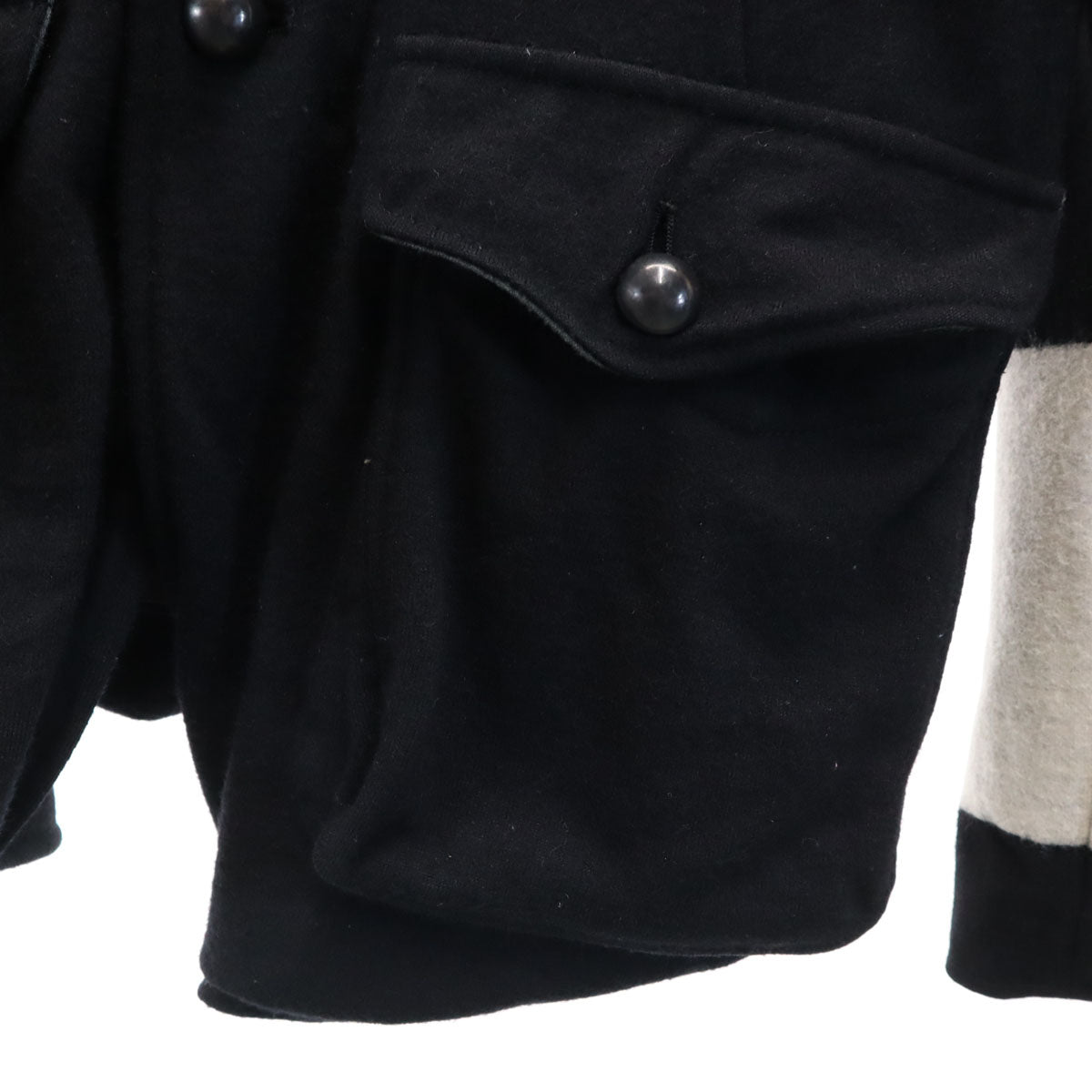 MIHARA YASUHIRO ミハラヤスヒロ 日本製 ウール ジャケット 46 黒 メンズ