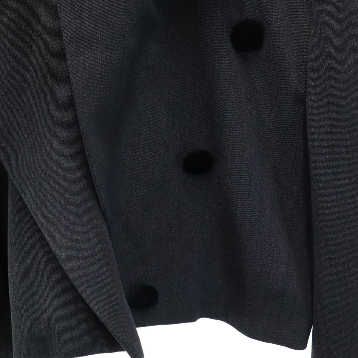 FOXEY フォクシー 日本製 ウール ショート丈 ジャケット 40 グレー レディース