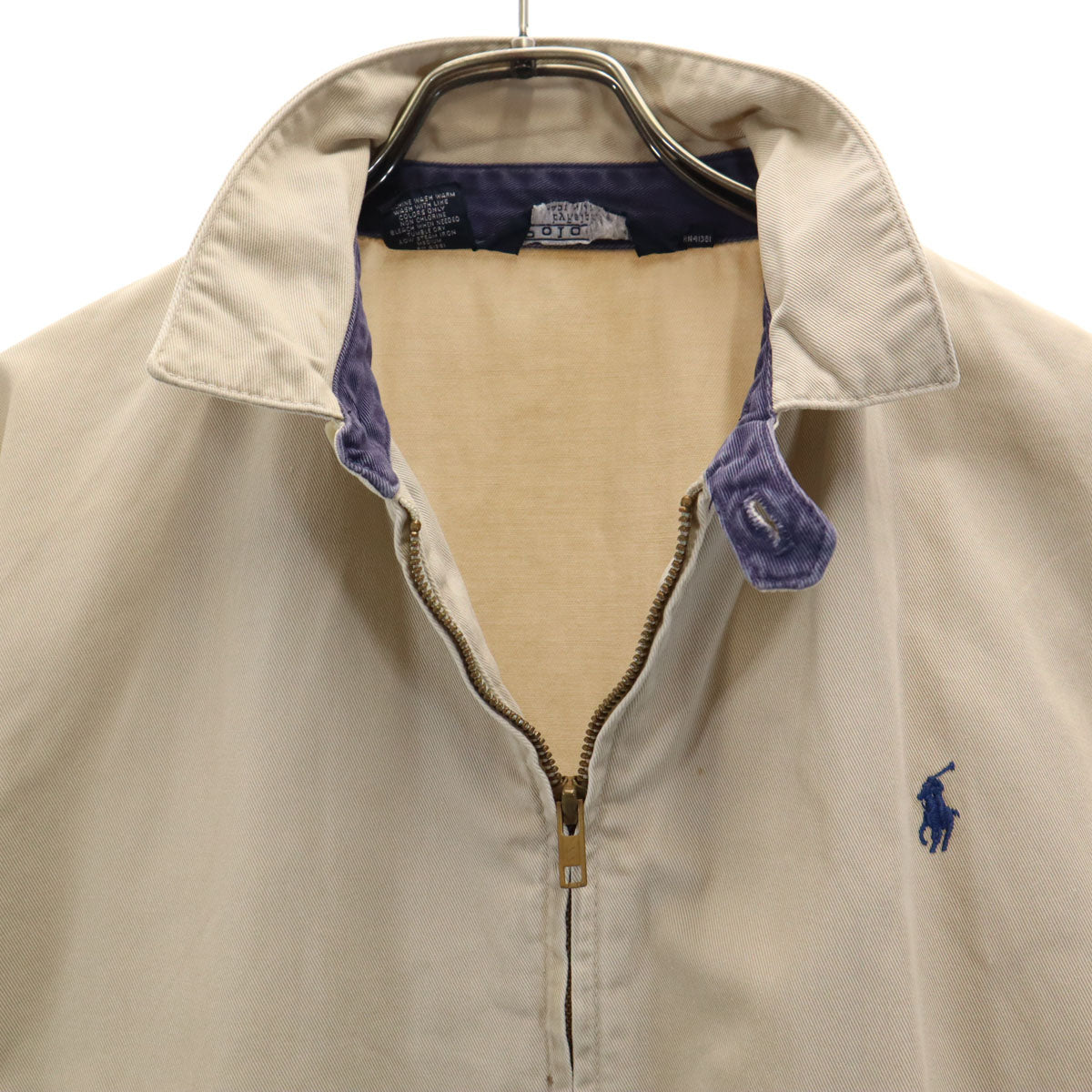 80s　RALPH LAUREN　スイングトップ　USA製　三角タグ 80s RALPH LAUREN スイングトップジャケット M ネイビー 三角