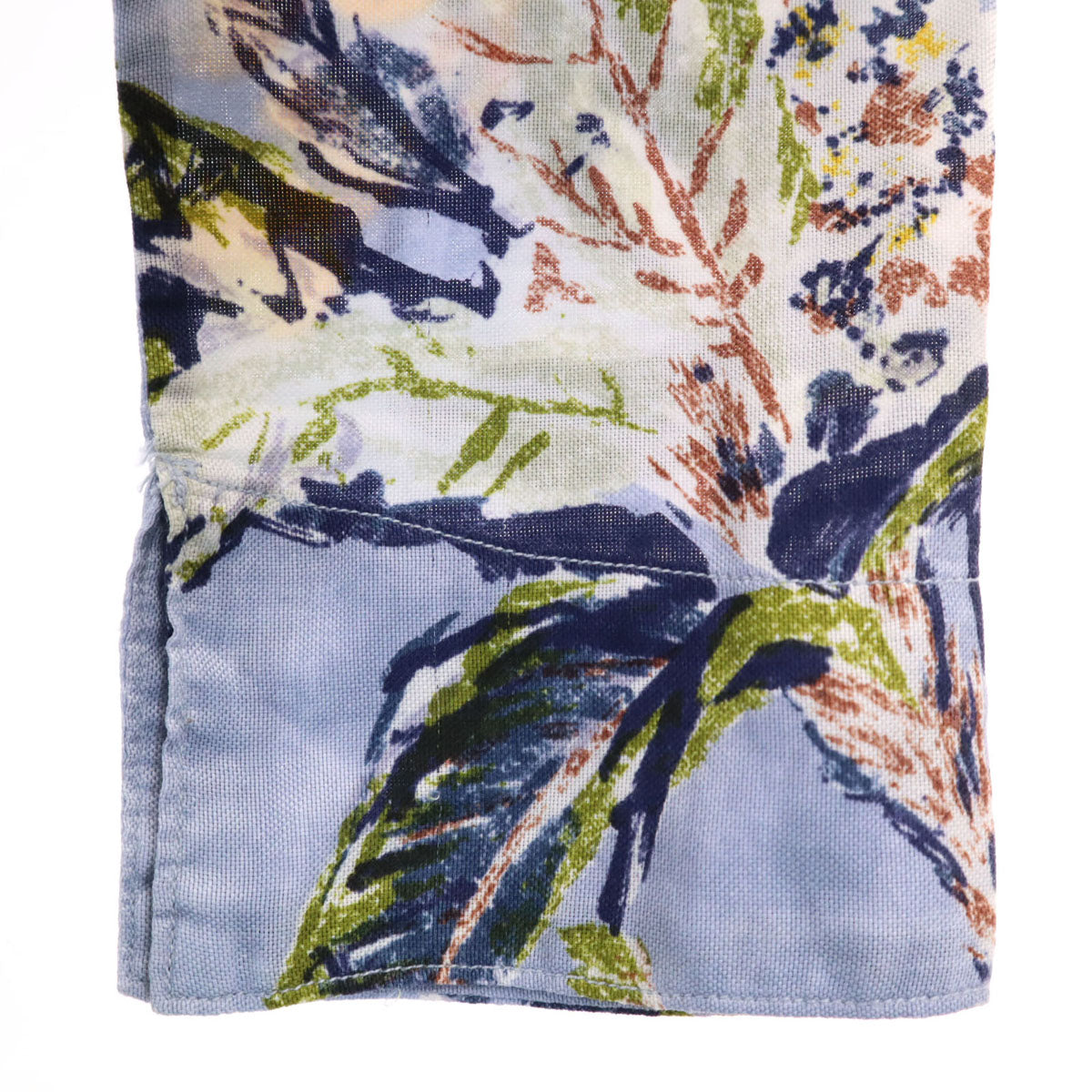 R by 45rpm アールバイフォーティファイブアールピーエム 総柄 7分袖 シャツ 3 水色系 レディース