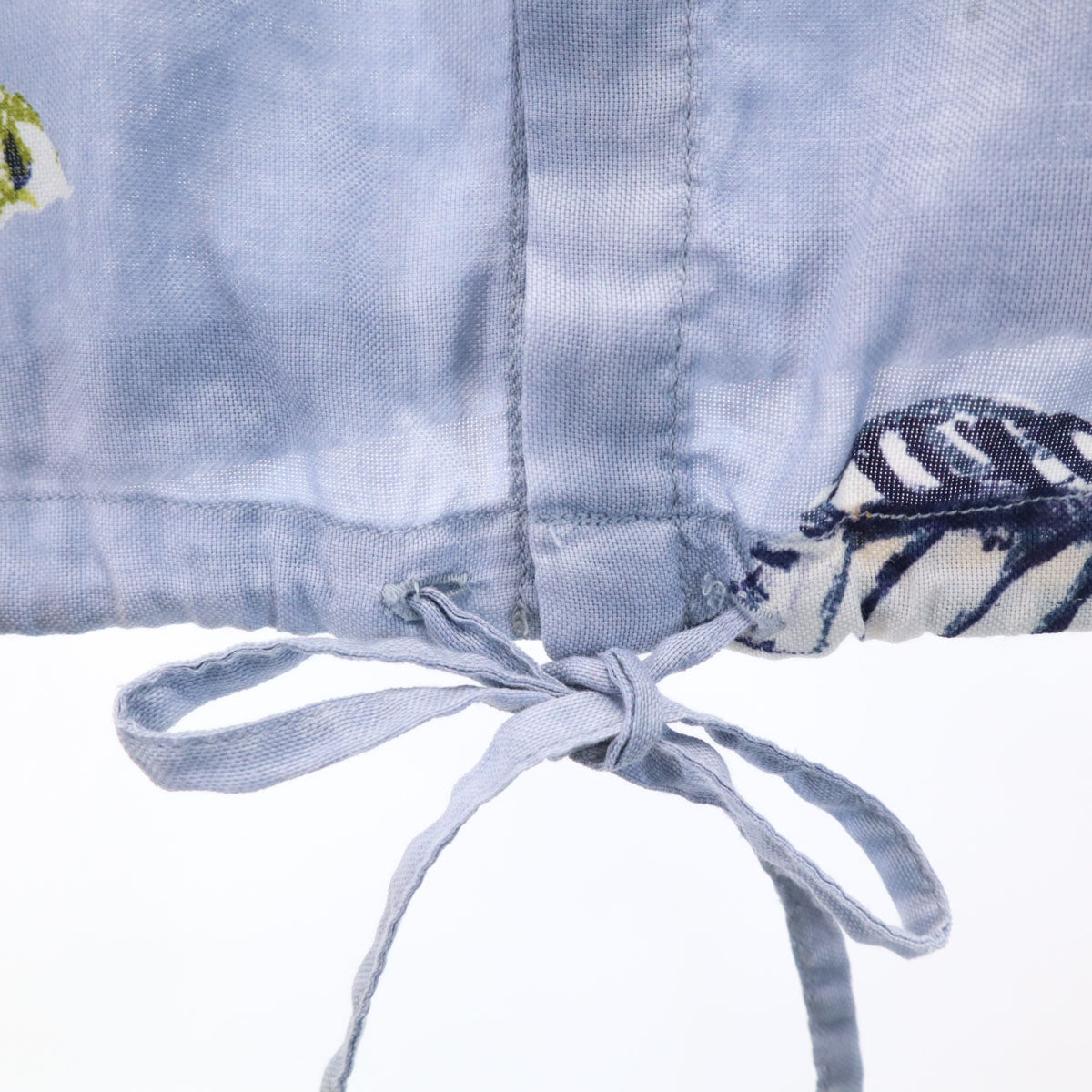 R by 45rpm アールバイフォーティファイブアールピーエム 総柄 7分袖 シャツ 3 水色系 レディース