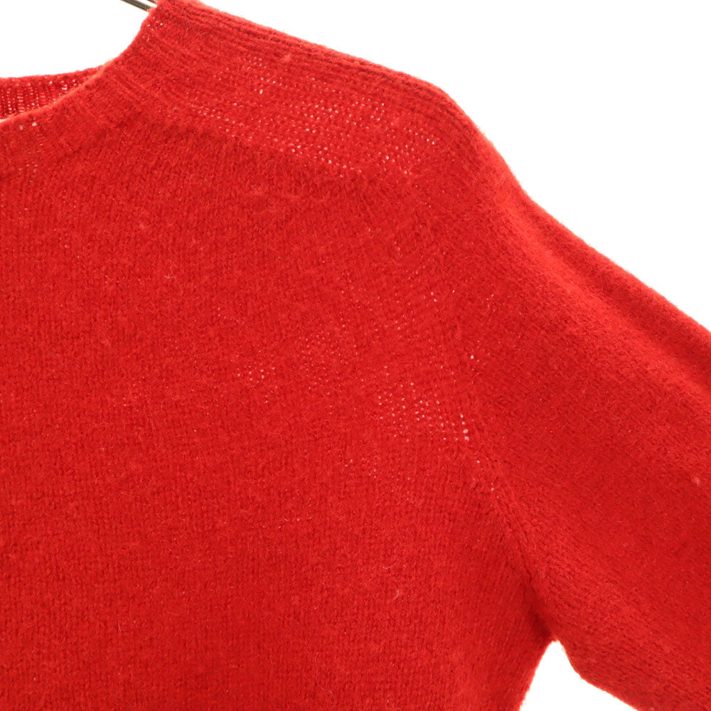 INVERALLAN インバーアラン 英国製 ウールブレンド 長袖 セーター レッド ニット メンズ