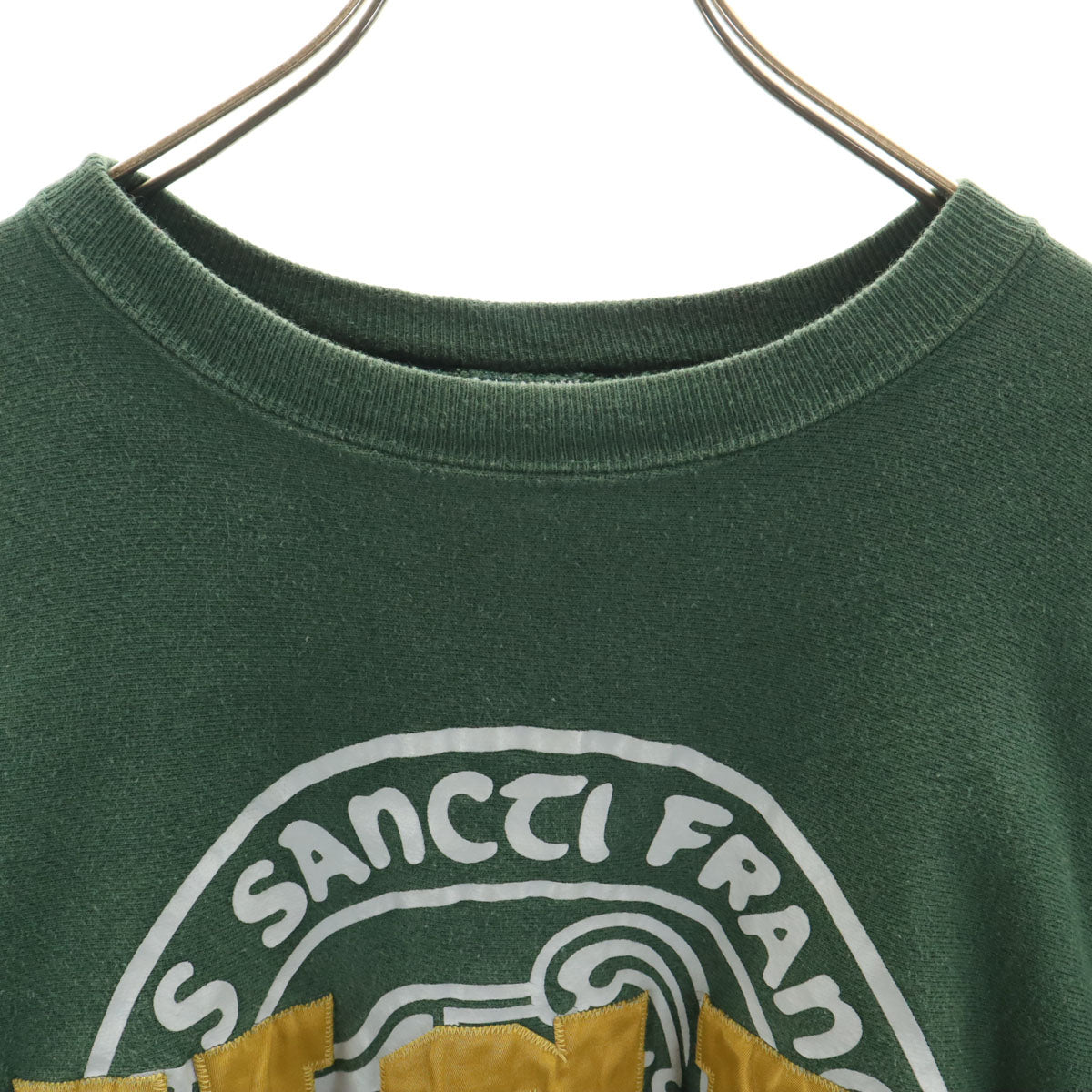 Champion チャンピオン 90s USA製 オールド 刺繍タグ 長袖 スウェット XL グリーン系 メンズ