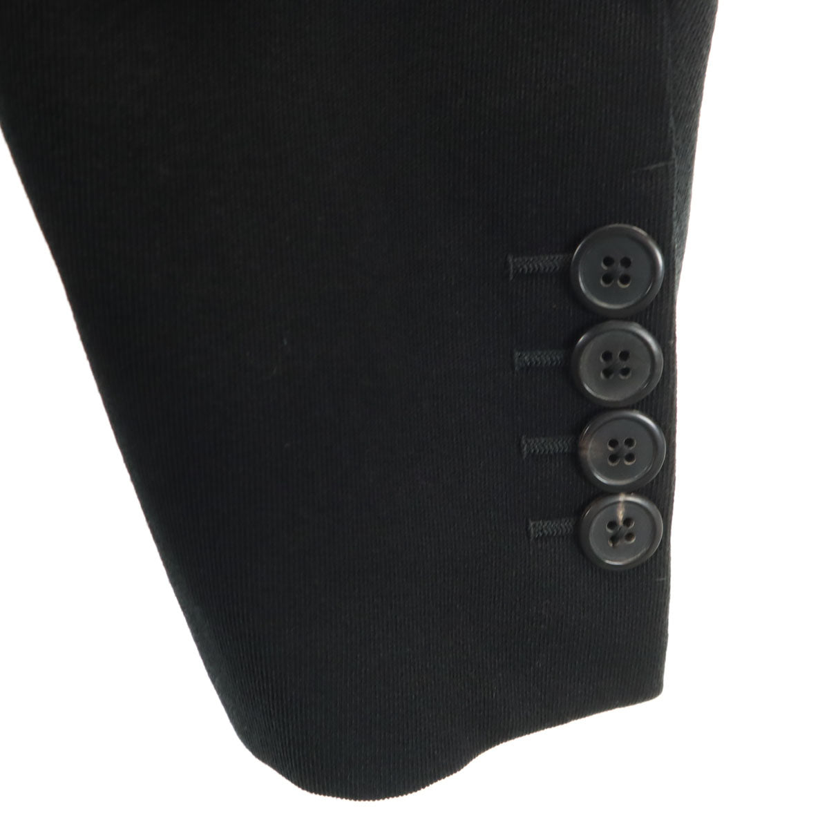 PRADA プラダ イタリア製 テーラードジャケット 48R ブラック メンズ