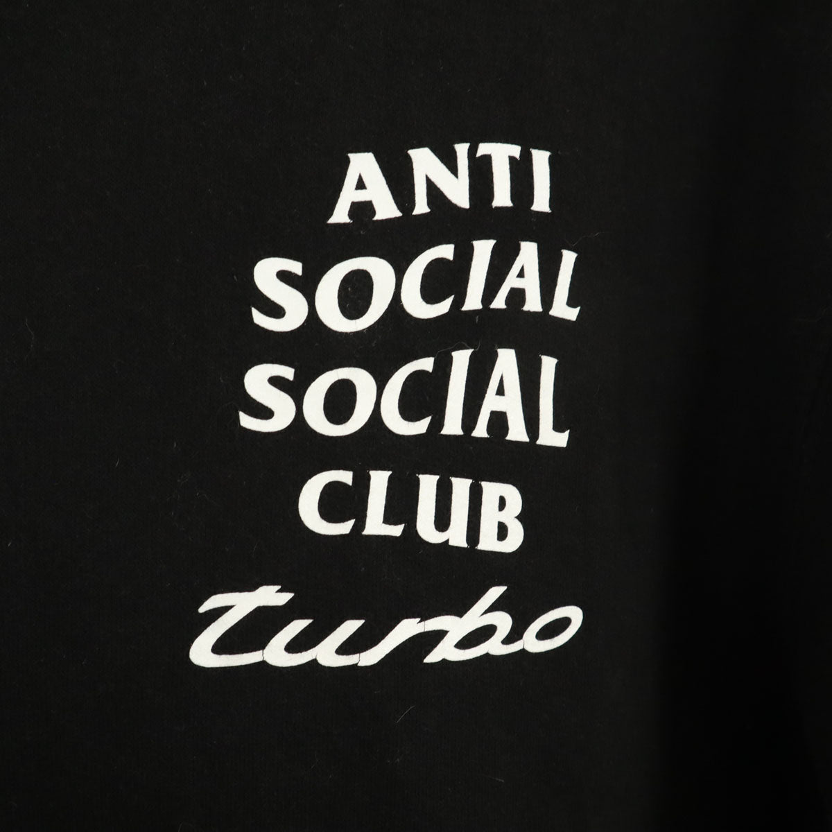 ANTI SOCIAL SOCIAL CLUB アンチソーシャルソーシャルクラブ ネイバーフッド NEIGHBORHOOD コラボ USA製 長袖 スウェットパーカー S ブラック メンズ