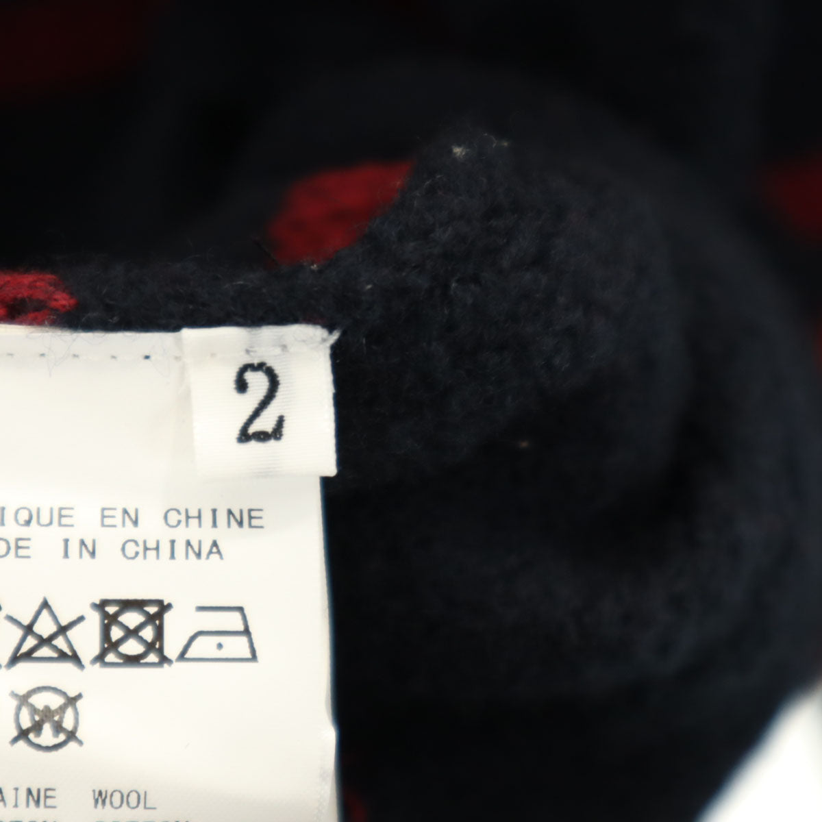 REGULATION yohji yamamoto レギュレーション ヨウジヤマモト ボーダー柄 長袖 ニット 2 ネイビー メンズ