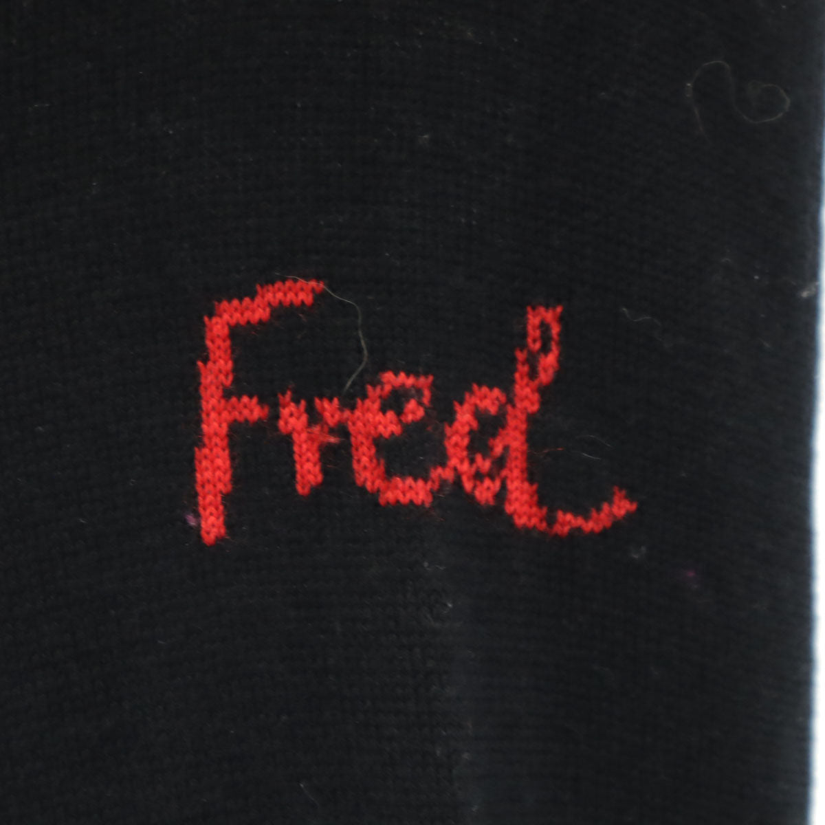古着 FRED PERRY フレッドペリー BELLA PREUD ベラフロイド コラボ 長袖 ニット 12 ブラック レディース FRED PERRY フレッドペリー BELLA PREUD ベラフロイド コラボ 長袖