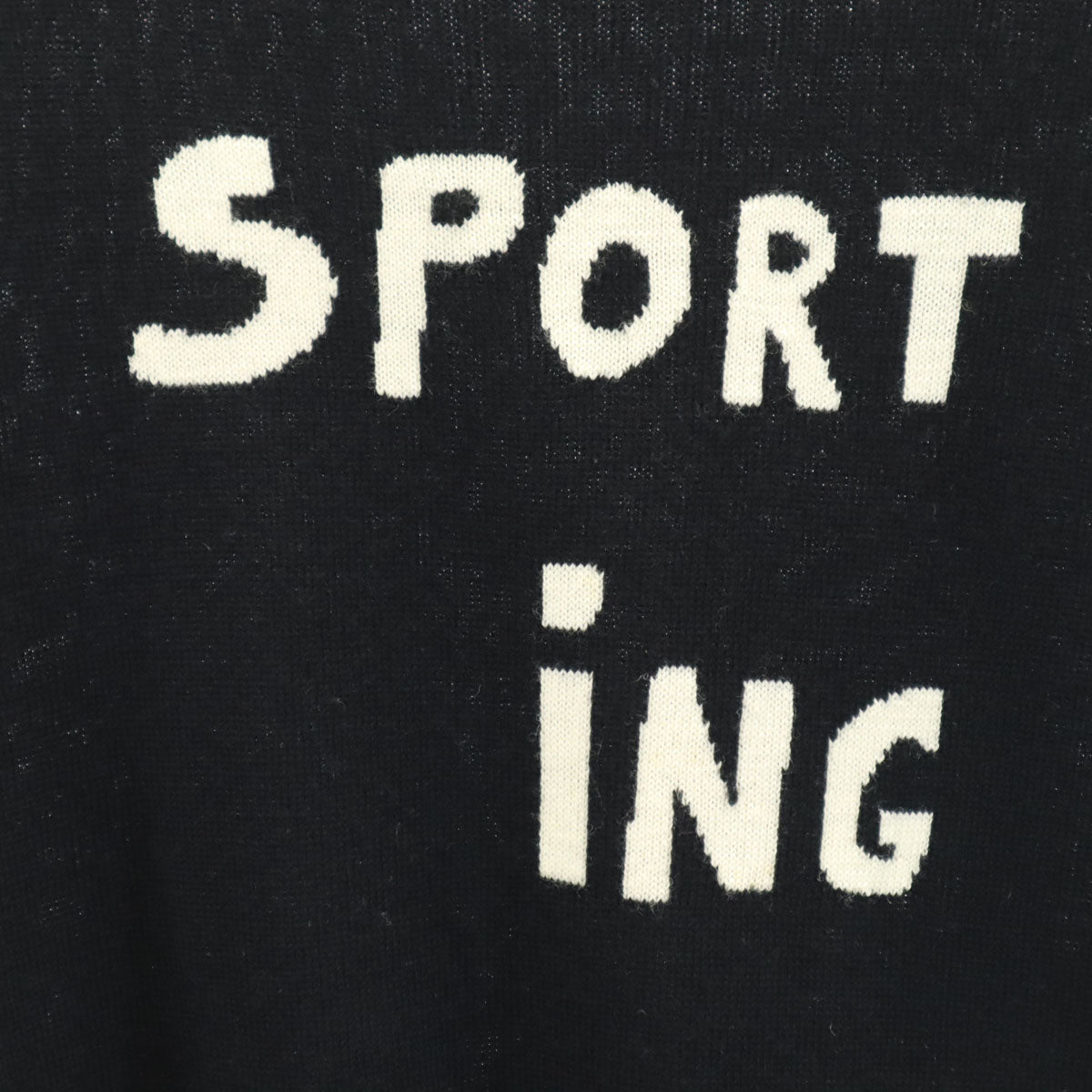 古着 FRED PERRY フレッドペリー BELLA PREUD ベラフロイド コラボ 長袖 ニット 12 ブラック レディース FRED PERRY フレッドペリー BELLA PREUD ベラフロイド コラボ 長袖