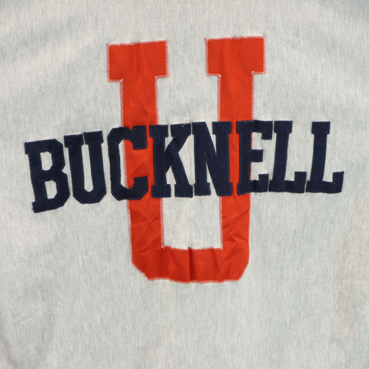 Champion チャンピオン 90s USA製 オールド 刺繍タグ メモリアル BUCKNELL 長袖 リバースウィーブ スウェット トレーナー XL グレー メンズ