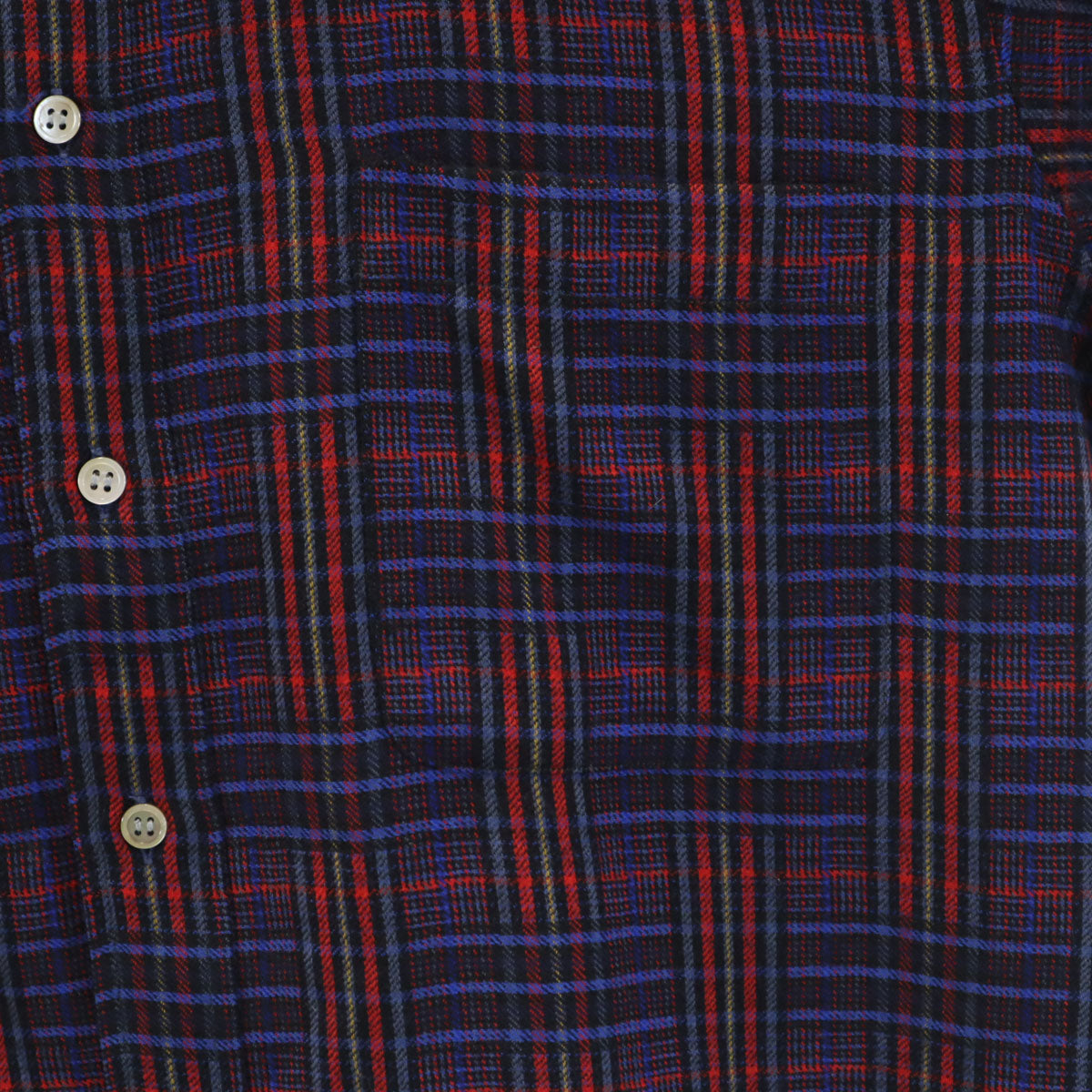 Christian Dior MONSIEUR クリスチャンディオール ムッシュ 90s オールド チェック柄 長袖 ネルシャツ L 青紫 メンズ