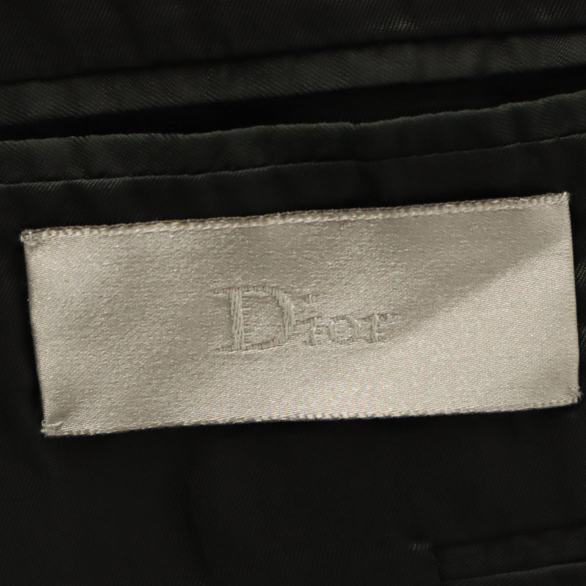 Dior ディオール イタリア製 チェック柄 テーラードジャケット 50 グレー メンズ