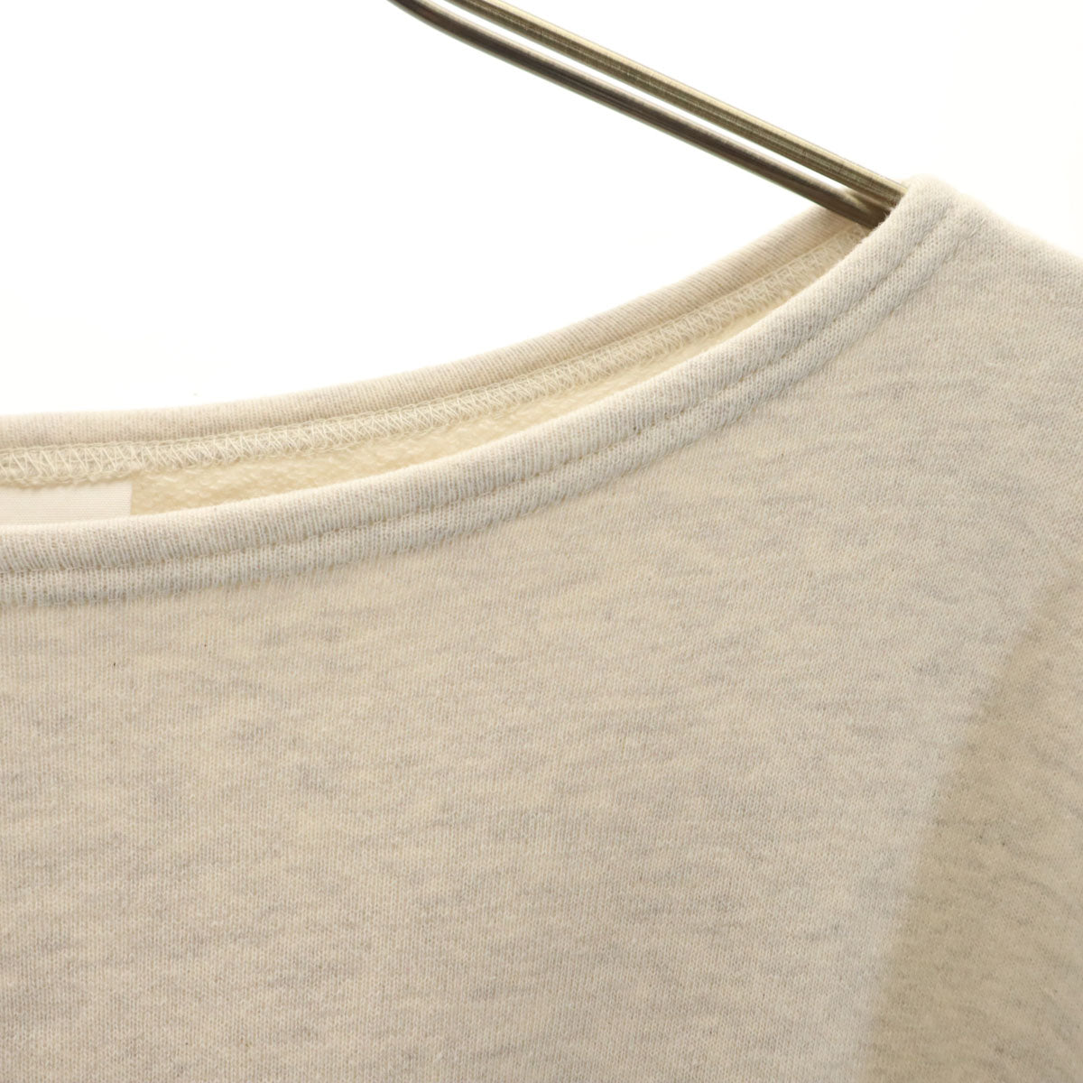 LOOPWHEELER ループウィラー BEAMS+ ビームスプラス別注 日本製 長袖 スウェット ボートネック バスクシャツ M グレー メンズ