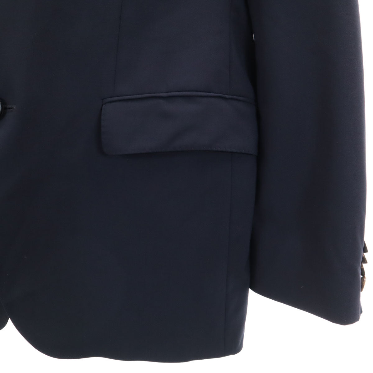 HUGO BOSS ヒューゴボス ウール USA製 スーツ 上下 セットアップ 38R ネイビー メンズ