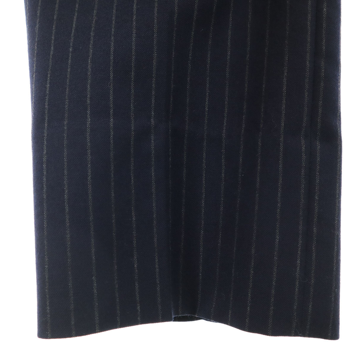 BURBERRY BLACK LABEL バーバリーブラックレーベル 日本製 ウール ストライプ柄 スーツ 上下 セットアップ 38R ネイビー 三陽商会 メンズ