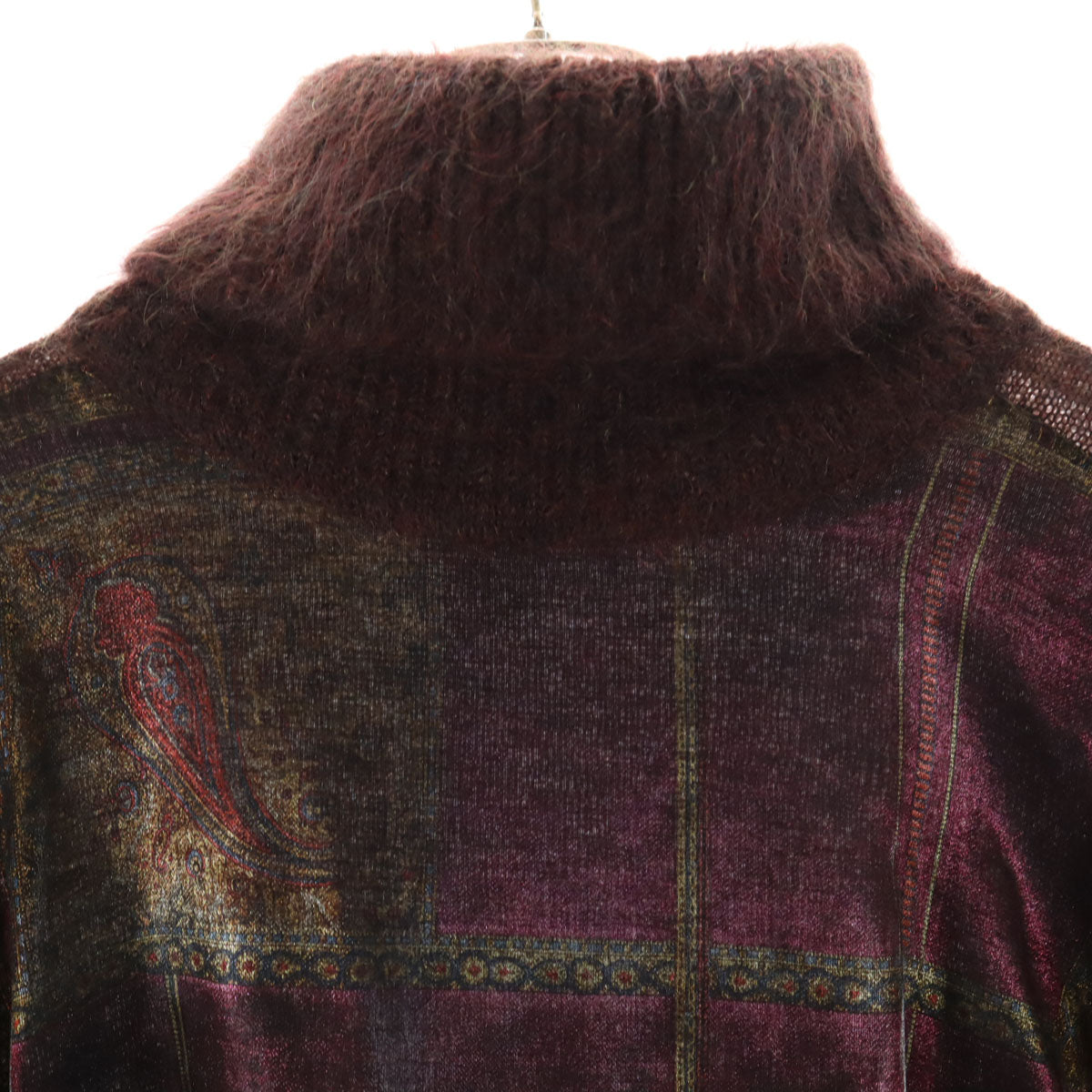 ETRO エトロ 長袖 ニット 38 パープルブラウン レディース