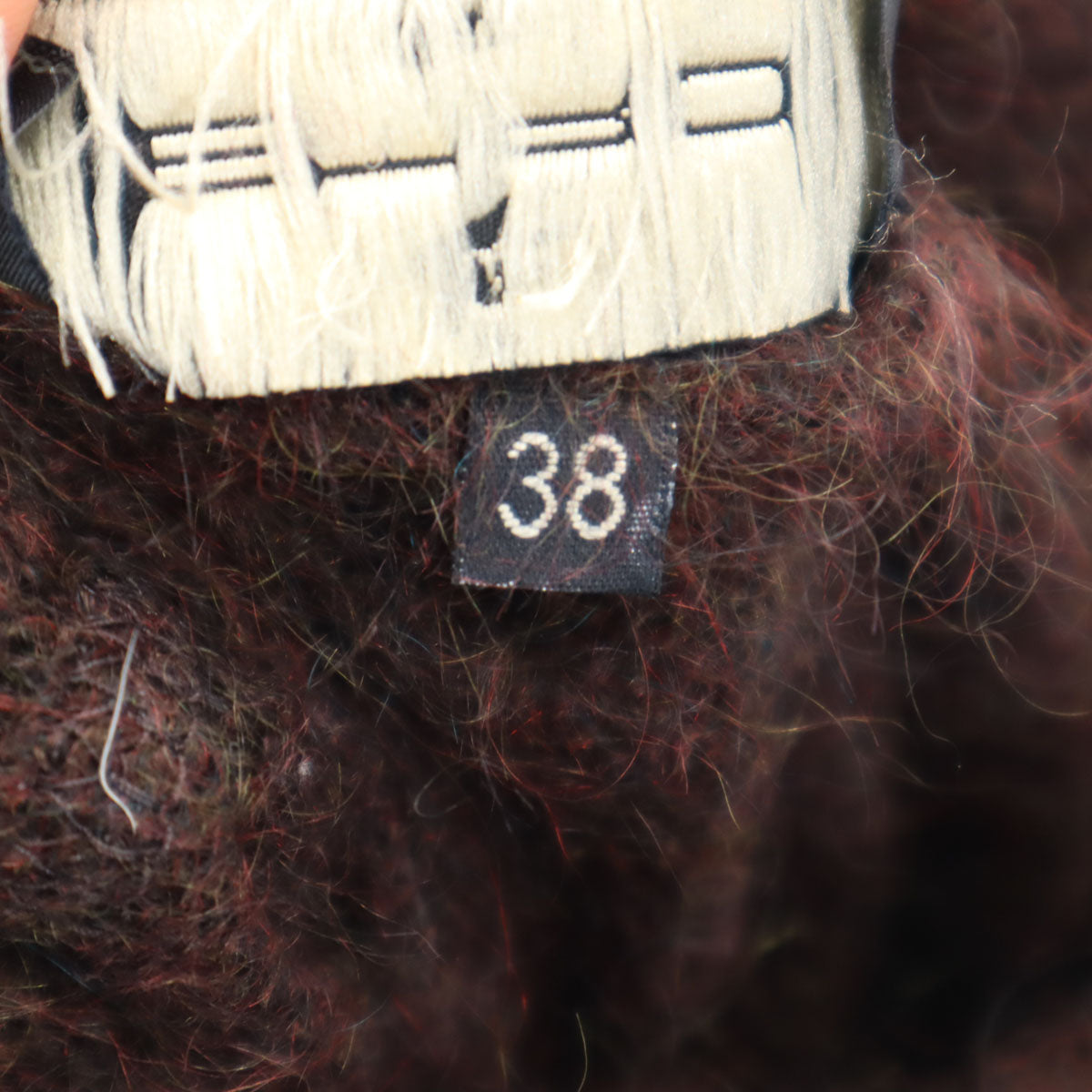 ETRO エトロ 長袖 ニット 38 パープルブラウン レディース